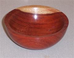 Padauk bowl by Michael Fryer